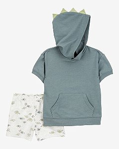 Conjunto Carter's 2 Peças Dino Verde