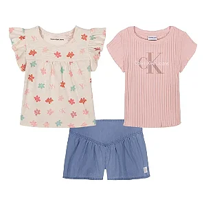 Conjunto Calvin Klein 3 peças Floral