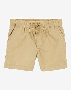 Shorts Carter's Sarja Bege Com Bolso