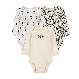 Kit Body Carter's Longo 3 Peças Mescla Tulipa