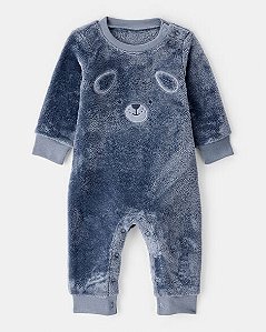 Macacão Carter's Pelinho Azul Marinho Urso