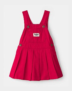 Salopete Sarja Oshkosh Vermelho Saia Plissada