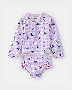 Conjunto Praia Carter's 2 Peças Lilás Stitch