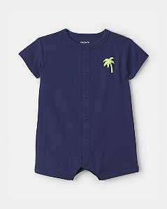 Romper Carter's Malha Azul Marinho Surf Club