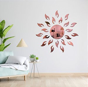 Espelho Decorativo Sol Acrílico