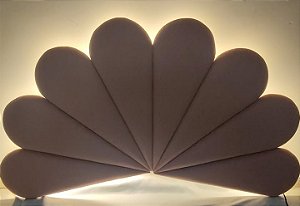 Cabeceira Pétala com led