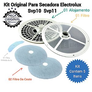 Kit Filtro alojamento para secadora Electrolux svp10 svp11