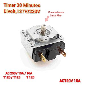 Timer 30 Minutos Para Fritadeira Air Fyer Philco E Britania