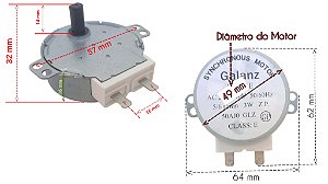 Motor SM-16E AC 220V-240V