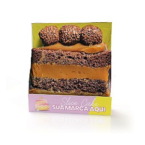 Embalagem Fatia de Bolo Slice Cake | Personalizada