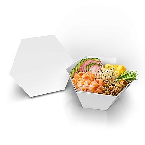 Embalagem bowl delivery para poke havaiano Galvanotek