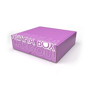 Caixa Correios E-commerce Empastada - Minha Box | 24,0 x 24,0 x 7,0 cm