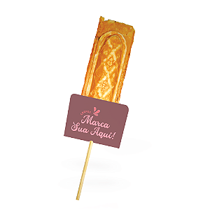Embalagem para Crepe Suíço no Palito - Unitário | Personalizado