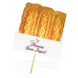 Embalagem para Crepe Suíço no Palito - Triplo | Personalizado