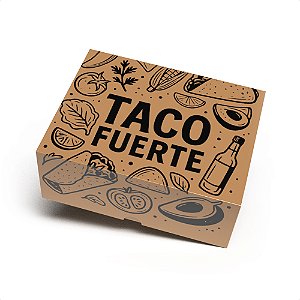 Embalagem Caixa para Burrito Delivery - Combo | Personalizada