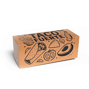 Embalagem Caixa para Burrito Delivery | Personalizada