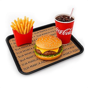 Papel Bandeja Kraft - 40,0 x 30,0 cm | Personalizado