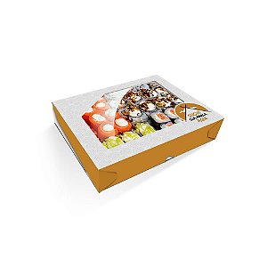 Embalagem Caixa de Sushi - Pequena | Personalizada