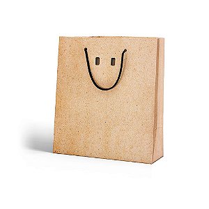 Sacola Kraft Lisa | 12,0 x 15,0 x 6,0 cm