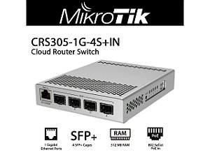 MIKROTIK CLOUD ROUTER SWITCH CRS305-1G-4S+IN L5