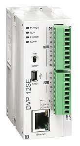 DVP12SE11R Controlador Lógico Programável SE2 CPU 8ED/4SD a Relé Ethernet Delta