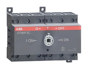 OT80F3C Chave comutadora manual 80A 3 polos ABB