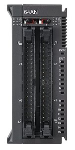 AS64AN02T-A Módulo de expansão 64 saídas digitais a transistor NPN conector MIL para CLP AS300/200 Delta