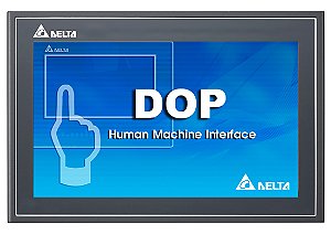 DOP-110WS IHM Delta 10,1" TFT LCD Touch 1024X600 pixels com Ethernet e SD card