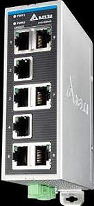 DVS-008R00 Switch Industrial 8 portas Fast Ethernet não gerenciável DELTA