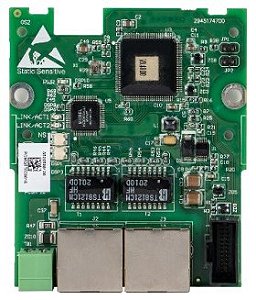 CMM-EIP03 Cartão de comunicação Ethernet/IP com 2 portas para inversor de frequência MS300 Delta