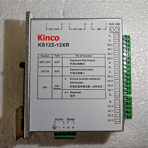 KS122-12XR Expansão p/CLP KS e IHM c/ CLP Série MK, Modbus Escravo,12 Saidas Relé