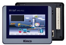 MK043E-20DT CLP Expansível c/9 ED 24Vcc,9 SD 24Vcc, 2 EA(tensão)  c/IHM Integrada  4,3" Touch/Color c/Ethernet KINCO