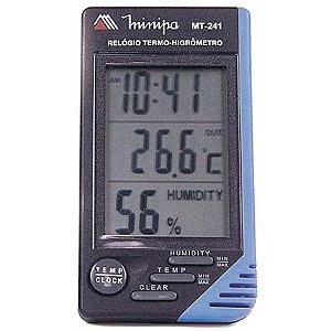 Relógio Termo-Higrômetro MT-241 MINIPA