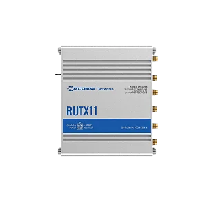 RUTX11 Roteador Celular Industrial 4G WI-FI Bluetooth 4x Ethernet RS232/485 Teltonika