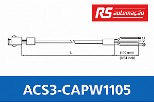 ACS3-CAPW1105 Cabo de potência 5m