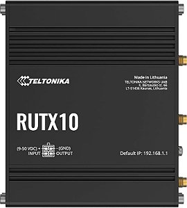 RUTX10 Roteador Industrial 4x Gigabit Ethernet + WI-FI & Bluetooth Teltonika