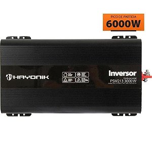 Inversor Automotivo PSW213 Onda Senoidal 3000W 24Vdc/127V HAYONIK