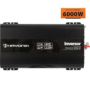 Inversor Automotivo PSW223 Onda Senoidal 3000W 24Vdc/220V HAYONIK