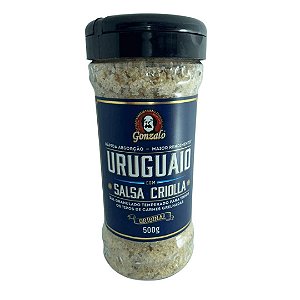 SAL DE PARRILLA URUGUAIO COM SALSA CRIOLLA GONZALO 500G