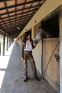CALÇA WIDE LEG RECORTE LATERAL