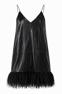 VESTIDO PLUMAS