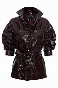PARKA OVERSIZED CROCO