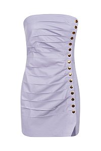 VESTIDO BOTÕES DOURADOS
