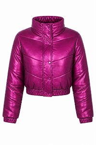 JAQUETA PUFFER METALIZADA