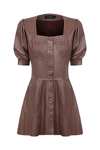 VESTIDO MEIA TAÇA PREGAS
