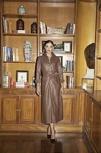 VESTIDO CHEMISE BOTÕES DOURADOS