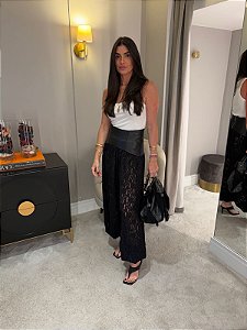 CALÇA BALLOON RENDA