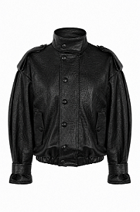 JAQUETA OVER NECK TEXTURIZADA