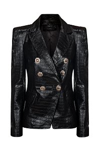BLAZER BOTÕES METAL CROCO