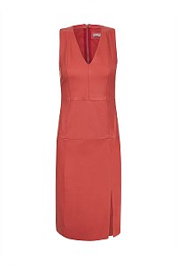 VESTIDO MIDI FENDA